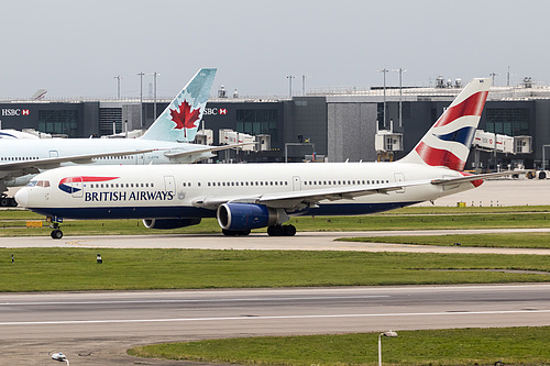 British Airways Boeing 767-300ER G-BNWA at London Heathrow Airport (EGLL/LHR) British Airways Boeing 767-300ER G-BNWA at London Heathrow Airport (EGLL/LHR)