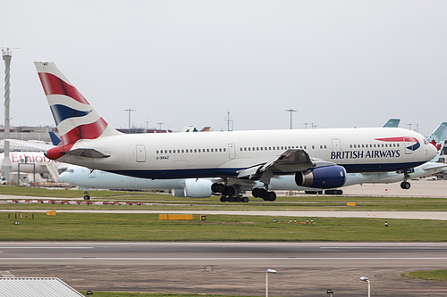 British Airways Boeing 767-300ER G-BNWZ at London Heathrow Airport (EGLL/LHR)