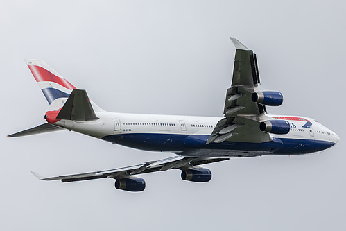British Airways Boeing 747-400 G-BYGA at London Heathrow Airport (EGLL/LHR) British Airways Boeing 747-400 G-BYGA at London Heathrow Airport (EGLL/LHR)