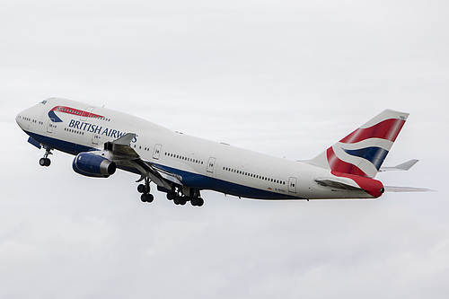 British Airways Boeing 747-400 G-BYGG at London Heathrow Airport (EGLL/LHR) British Airways Boeing 747-400 G-BYGG at London Heathrow Airport (EGLL/LHR)