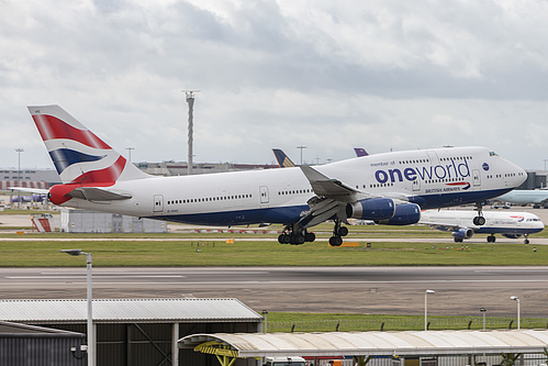 British Airways Boeing 747-400 G-CIVC at London Heathrow Airport (EGLL/LHR) British Airways Boeing 747-400 G-CIVC at London Heathrow Airport (EGLL/LHR)