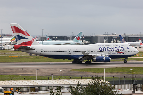 British Airways Boeing 747-400 G-CIVD at London Heathrow Airport (EGLL/LHR) British Airways Boeing 747-400 G-CIVD at London Heathrow Airport (EGLL/LHR)