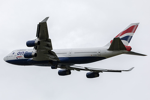 British Airways Boeing 747-400 G-CIVM at London Heathrow Airport (EGLL/LHR) British Airways Boeing 747-400 G-CIVM at London Heathrow Airport (EGLL/LHR)