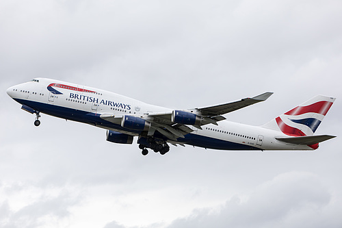 British Airways Boeing 747-400 G-CIVO at London Heathrow Airport (EGLL/LHR) British Airways Boeing 747-400 G-CIVO at London Heathrow Airport (EGLL/LHR)