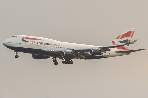 British Airways Boeing 747-400 G-CIVT at London Heathrow Airport (EGLL/LHR) British Airways Boeing 747-400 G-CIVT at London Heathrow Airport (EGLL/LHR)