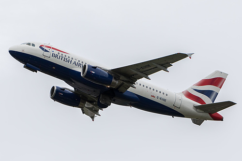 British Airways Airbus A319-100 G-EUOE at London Heathrow Airport (EGLL/LHR) British Airways Airbus A319-100 G-EUOE at London Heathrow Airport (EGLL/LHR)