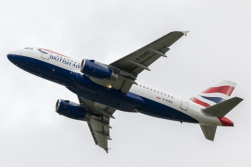 British Airways Airbus A319-100 G-EUPO at London Heathrow Airport (EGLL/LHR) British Airways Airbus A319-100 G-EUPO at London Heathrow Airport (EGLL/LHR)