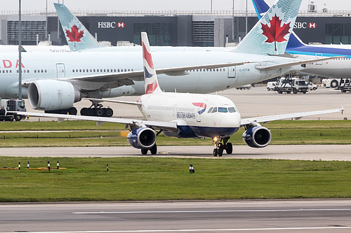 British Airways Airbus A319-100 G-EUPR at London Heathrow Airport (EGLL/LHR)