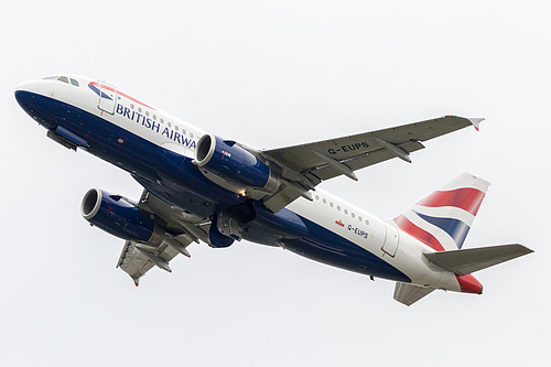 British Airways Airbus A319-100 G-EUPS at London Heathrow Airport (EGLL/LHR) British Airways Airbus A319-100 G-EUPS at London Heathrow Airport (EGLL/LHR)