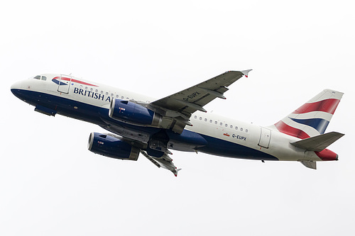 British Airways Airbus A319-100 G-EUPX at London Heathrow Airport (EGLL/LHR) British Airways Airbus A319-100 G-EUPX at London Heathrow Airport (EGLL/LHR)