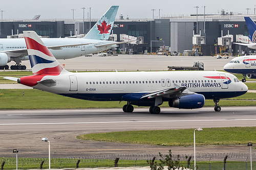 British Airways Airbus A320-200 G-EUUA at London Heathrow Airport (EGLL/LHR) British Airways Airbus A320-200 G-EUUA at London Heathrow Airport (EGLL/LHR)