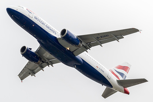 British Airways Airbus A320-200 G-EUUU at London Heathrow Airport (EGLL/LHR)