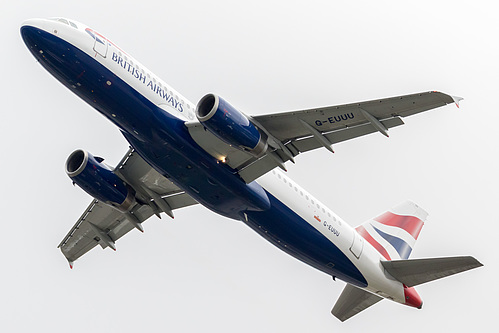 British Airways Airbus A320-200 G-EUUU at London Heathrow Airport (EGLL/LHR) British Airways Airbus A320-200 G-EUUU at London Heathrow Airport (EGLL/LHR)