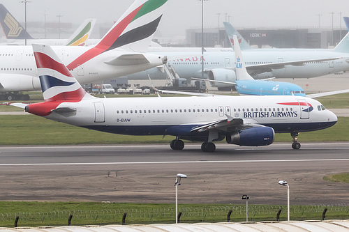 British Airways Airbus A320-200 G-EUUW at London Heathrow Airport (EGLL/LHR)