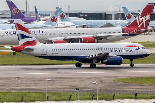 British Airways Airbus A320-200 G-EUUW at London Heathrow Airport (EGLL/LHR) British Airways Airbus A320-200 G-EUUW at London Heathrow Airport (EGLL/LHR)