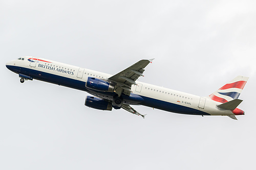 British Airways Airbus A321-200 G-EUXL at London Heathrow Airport (EGLL/LHR) British Airways Airbus A321-200 G-EUXL at London Heathrow Airport (EGLL/LHR)