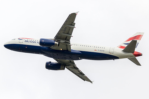 British Airways Airbus A320-200 G-EUYH at London Heathrow Airport (EGLL/LHR) British Airways Airbus A320-200 G-EUYH at London Heathrow Airport (EGLL/LHR)