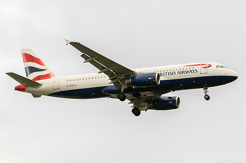 British Airways Airbus A320-200 G-EUYJ at London Heathrow Airport (EGLL/LHR) British Airways Airbus A320-200 G-EUYJ at London Heathrow Airport (EGLL/LHR)