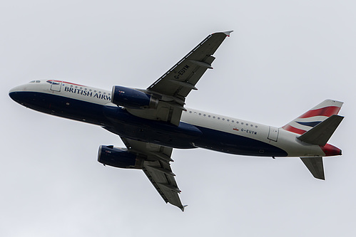 British Airways Airbus A320-200 G-EUYM at London Heathrow Airport (EGLL/LHR) British Airways Airbus A320-200 G-EUYM at London Heathrow Airport (EGLL/LHR)