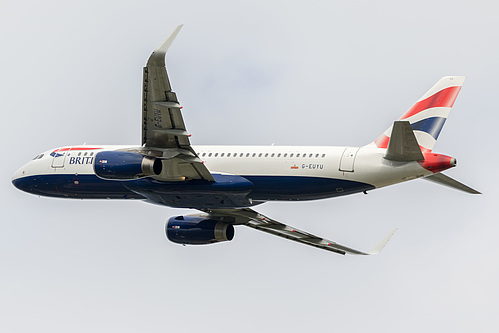 British Airways Airbus A320-200 G-EUYU at London Heathrow Airport (EGLL/LHR) British Airways Airbus A320-200 G-EUYU at London Heathrow Airport (EGLL/LHR)