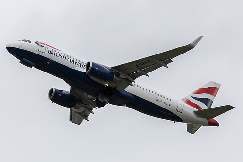 British Airways Airbus A320-200 G-EUYV at London Heathrow Airport (EGLL/LHR) British Airways Airbus A320-200 G-EUYV at London Heathrow Airport (EGLL/LHR)