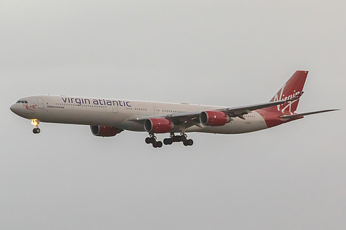 Virgin Atlantic Airbus A340-600 G-VBUG at London Heathrow Airport (EGLL/LHR) Virgin Atlantic Airbus A340-600 G-VBUG at London Heathrow Airport (EGLL/LHR)