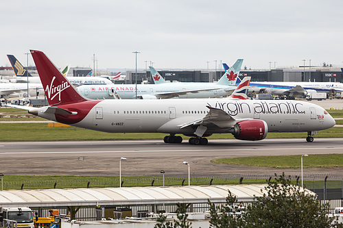 Virgin Atlantic Boeing 787-9 G-VBZZ at London Heathrow Airport (EGLL/LHR)