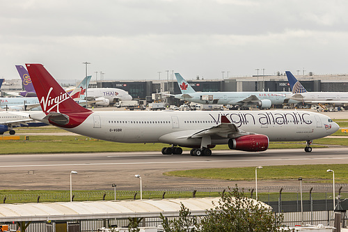 Virgin Atlantic Airbus A330-300 G-VGBR at London Heathrow Airport (EGLL/LHR) Virgin Atlantic Airbus A330-300 G-VGBR at London Heathrow Airport (EGLL/LHR)