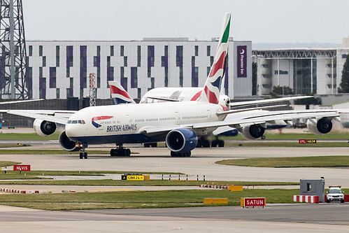British Airways Boeing 777-200ER G-VIIL at London Heathrow Airport (EGLL/LHR) British Airways Boeing 777-200ER G-VIIL at London Heathrow Airport (EGLL/LHR)
