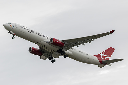 Virgin Atlantic Airbus A330-300 G-VINE at London Heathrow Airport (EGLL/LHR) Virgin Atlantic Airbus A330-300 G-VINE at London Heathrow Airport (EGLL/LHR)