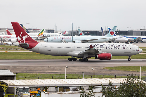 Virgin Atlantic Airbus A330-300 G-VNYC at London Heathrow Airport (EGLL/LHR) Virgin Atlantic Airbus A330-300 G-VNYC at London Heathrow Airport (EGLL/LHR)