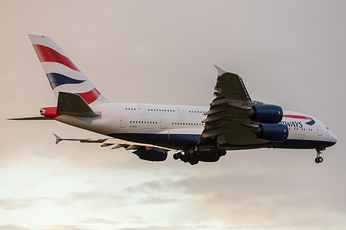 British Airways Airbus A380-800 G-XLEK at London Heathrow Airport (EGLL/LHR) British Airways Airbus A380-800 G-XLEK at London Heathrow Airport (EGLL/LHR)