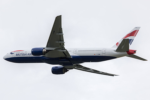 British Airways Boeing 777-200ER G-YMMO at London Heathrow Airport (EGLL/LHR) British Airways Boeing 777-200ER G-YMMO at London Heathrow Airport (EGLL/LHR)