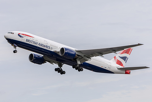 British Airways Boeing 777-200ER G-YMMP at London Heathrow Airport (EGLL/LHR) British Airways Boeing 777-200ER G-YMMP at London Heathrow Airport (EGLL/LHR)