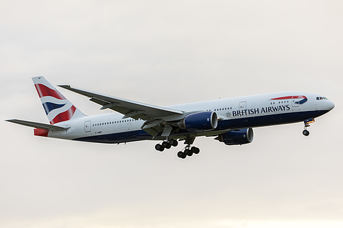 British Airways Boeing 777-200ER G-YMMP at London Heathrow Airport (EGLL/LHR)