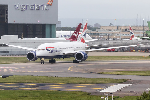 British Airways Boeing 787-8 G-ZBJC at London Heathrow Airport (EGLL/LHR) British Airways Boeing 787-8 G-ZBJC at London Heathrow Airport (EGLL/LHR)