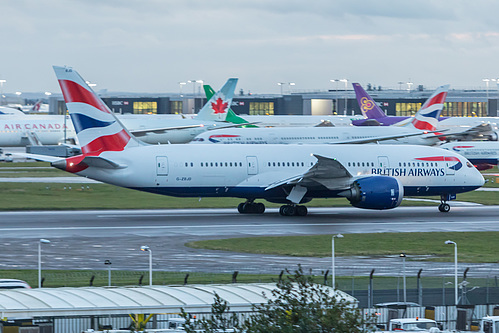 British Airways Boeing 787-8 G-ZBJD at London Heathrow Airport (EGLL/LHR) British Airways Boeing 787-8 G-ZBJD at London Heathrow Airport (EGLL/LHR)