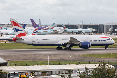 British Airways Boeing 787-9 G-ZBKD at London Heathrow Airport (EGLL/LHR)