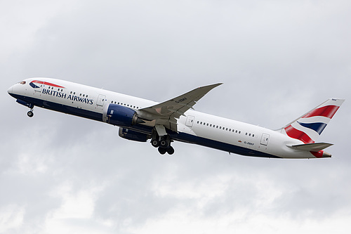 British Airways Boeing 787-9 G-ZBKF at London Heathrow Airport (EGLL/LHR) British Airways Boeing 787-9 G-ZBKF at London Heathrow Airport (EGLL/LHR)