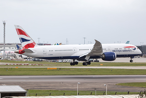 British Airways Boeing 787-9 G-ZBKN at London Heathrow Airport (EGLL/LHR)