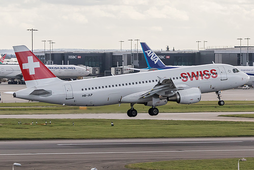 Swiss International Air Lines Airbus A320-200 HB-JLP at London Heathrow Airport (EGLL/LHR)