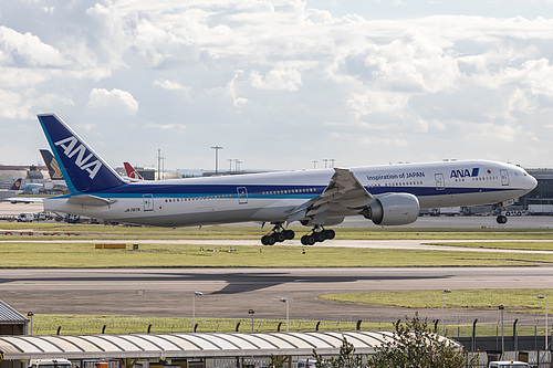All Nippon Airways Boeing 777-300ER JA787A at London Heathrow Airport (EGLL/LHR)