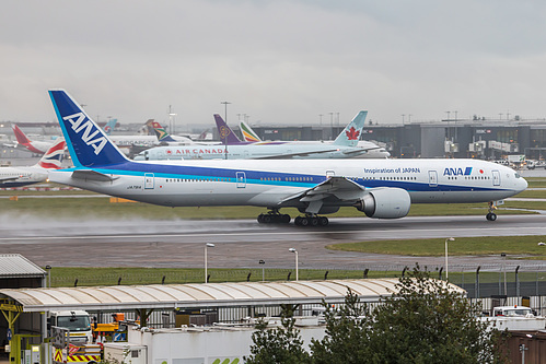 All Nippon Airways Boeing 777-300ER JA791A at London Heathrow Airport (EGLL/LHR) All Nippon Airways Boeing 777-300ER JA791A at London Heathrow Airport (EGLL/LHR)