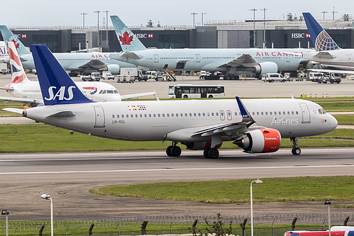 Scandinavian Airlines Airbus A320neo LN-RGL at London Heathrow Airport (EGLL/LHR) Scandinavian Airlines Airbus A320neo LN-RGL at London Heathrow Airport (EGLL/LHR)