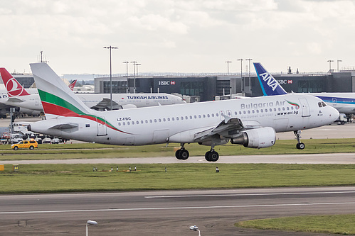 Bulgaria Air Airbus A320-200 LZ-FBC at London Heathrow Airport (EGLL/LHR)