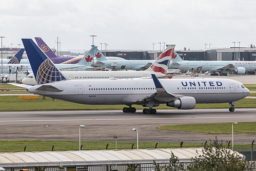 United Airlines Boeing 767-300ER N641UA at London Heathrow Airport (EGLL/LHR)