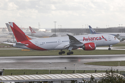 Avianca Boeing 787-8 N780AV at London Heathrow Airport (EGLL/LHR)