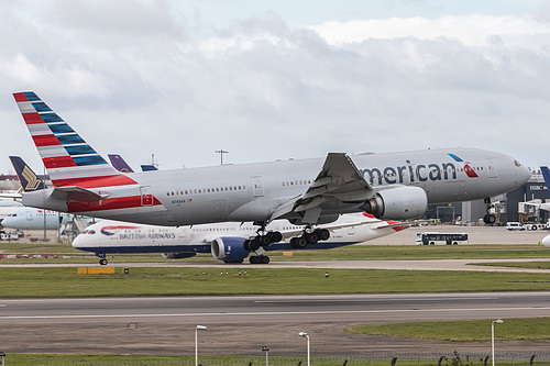 American Airlines Boeing 777-200ER N788AN at London Heathrow Airport (EGLL/LHR)