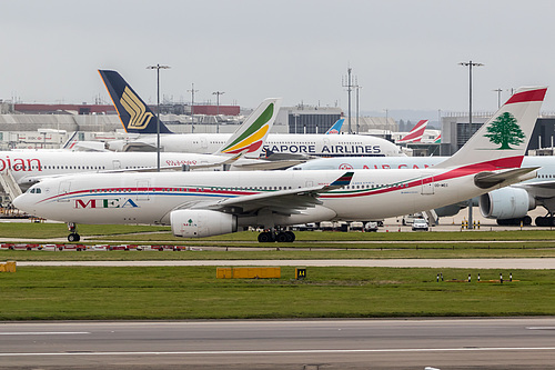 Middle East Airlines Airbus A330-200 OD-MEC at London Heathrow Airport (EGLL/LHR) Middle East Airlines Airbus A330-200 OD-MEC at London Heathrow Airport (EGLL/LHR)