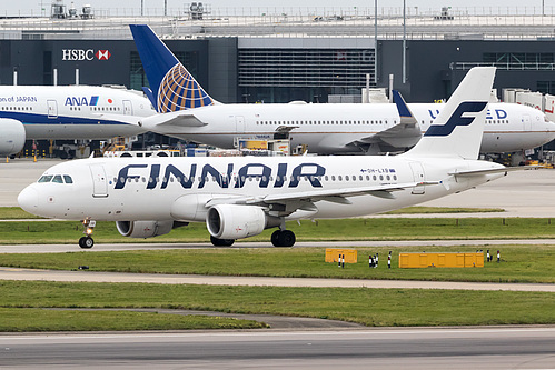 Finnair Airbus A320-200 OH-LXB at London Heathrow Airport (EGLL/LHR)